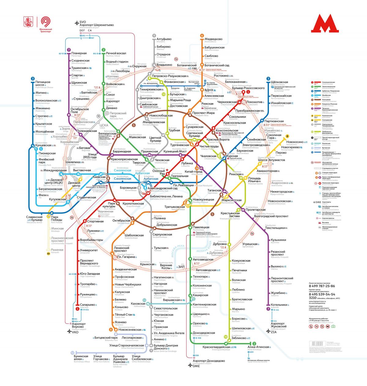 Moskova metro haritası