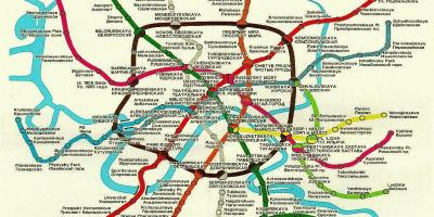 Moskova demiryolu haritası