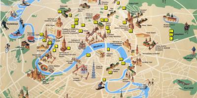 Turistik harita Moskova