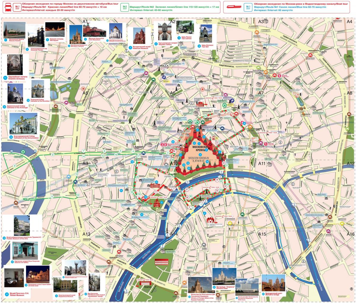 Moskova atla otobüs güzergahı haritadan hop