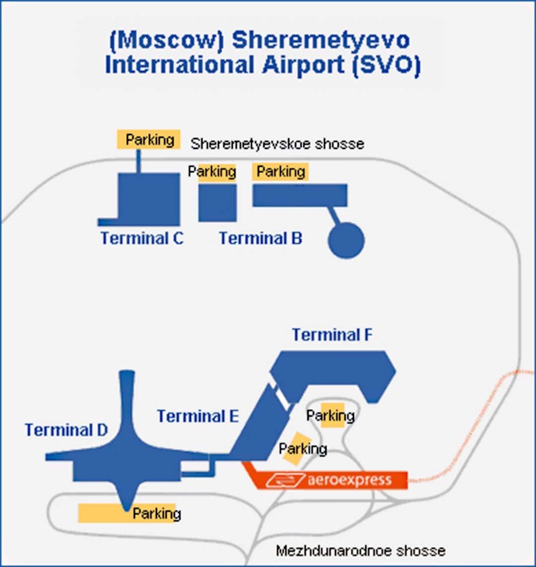 Şeremetyevo terminal göster