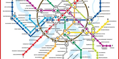 Moskova metro haritası