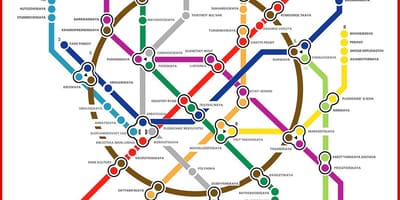 Rusya Moskova metro haritası
