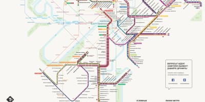 Moskova harita tramvay